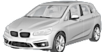 BMW F45 P1B75 Fault Code